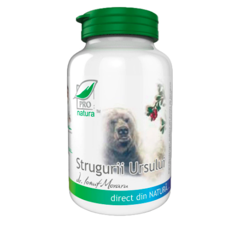 Supliment alimentar Strugurii Ursului, Pro Natura, 60 Capsule