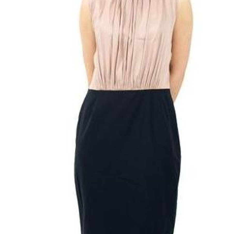 Rochie crem cu negru