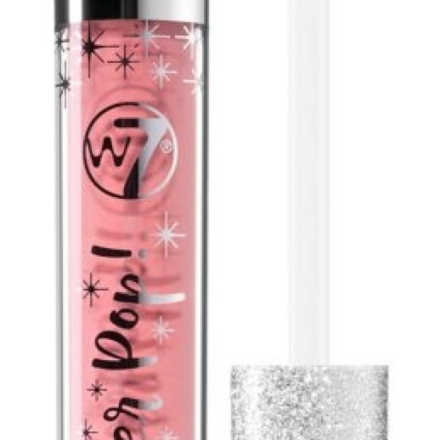 Ruj de buze lichid cu particule strălucitoare de la W7 Cosmetics pentru o pigmentare intensă și buze vizibil mai pline 