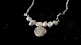 Colier argint si perle