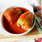 Ardei umpluti cu carne de vitel si pui 