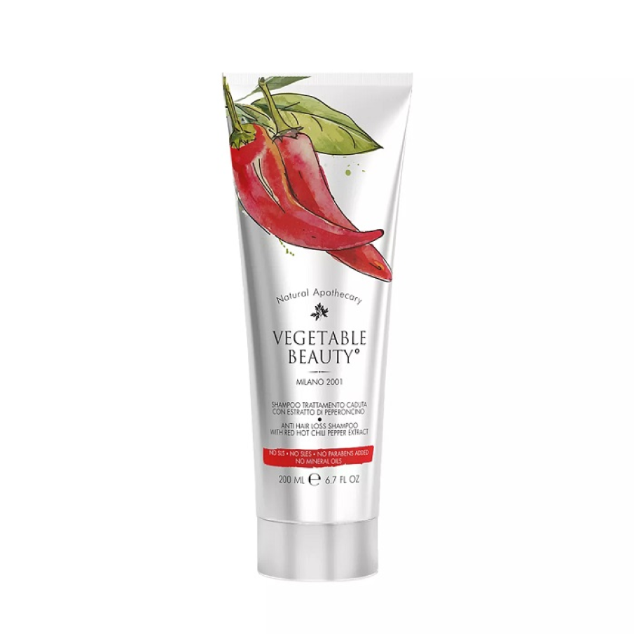 Șampon destinat să combată căderea părului și să revigoreze densitatea și volumul părului. Are ingrediente active precum extractul de ardei iute, extractul de viță de vie roșie, aminoacizi și proteine.