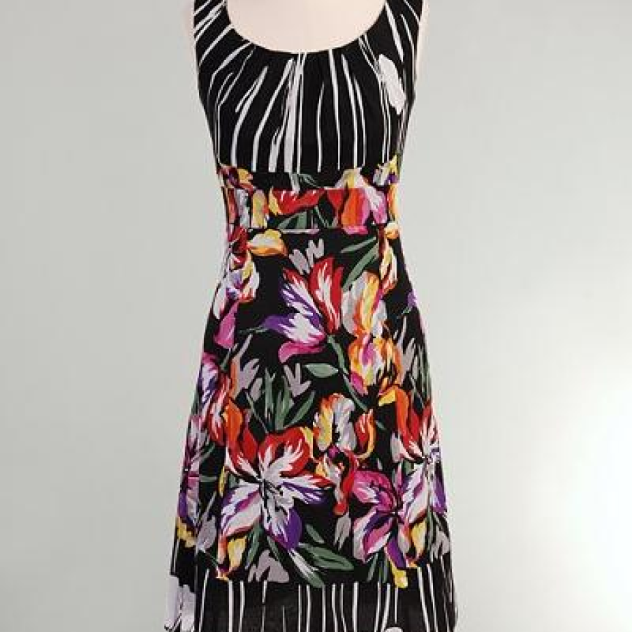 Rochie din bumbac imprimat 