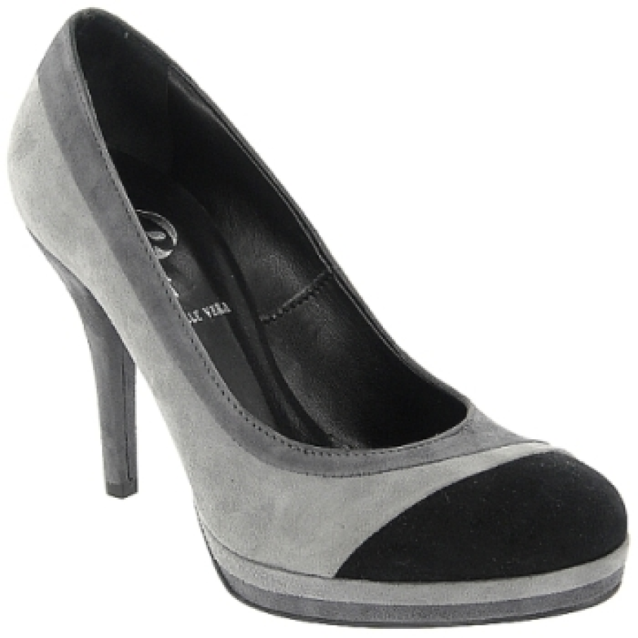 Pantofi in nuante de gri