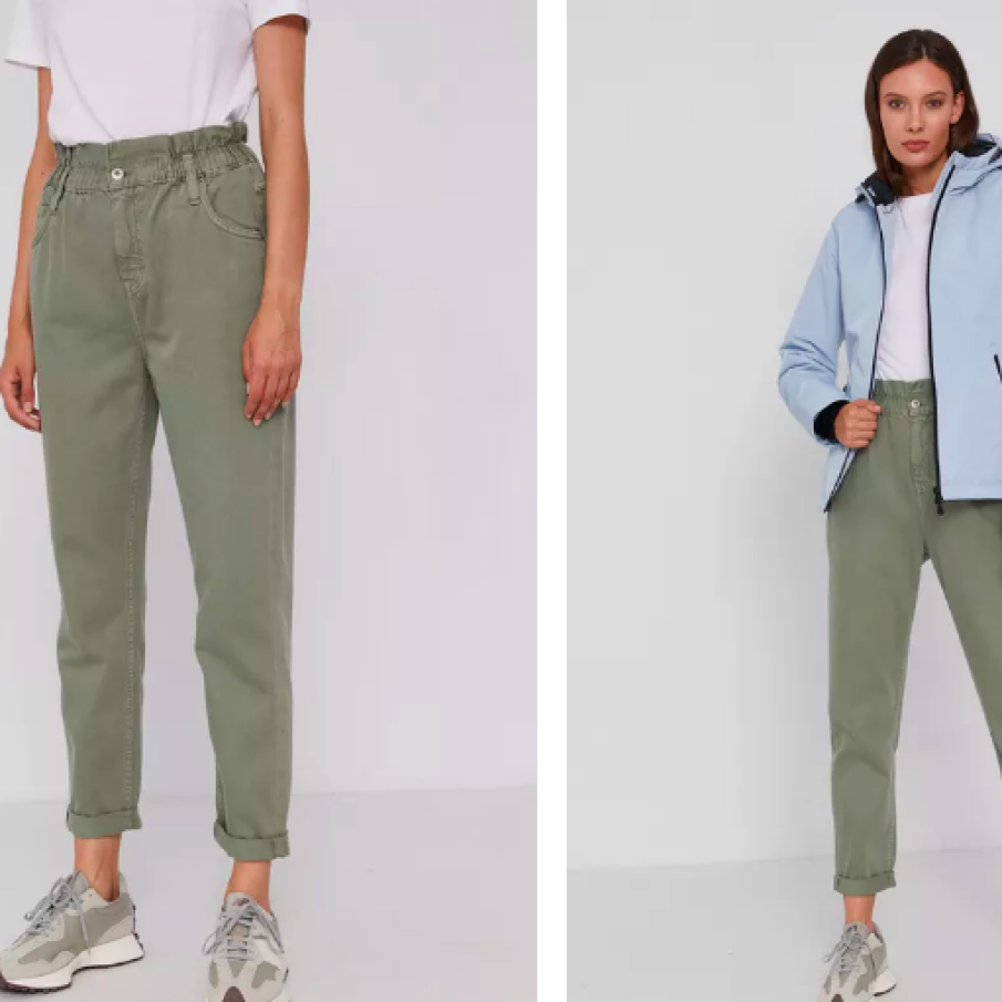 Mustang Blugi din bumbac Moms Paperbag