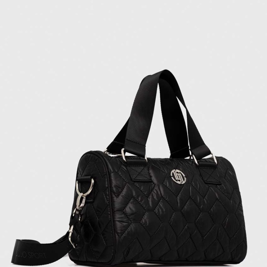 Poșetă matlasată din colecția Liu Jo, de purtat în mână sau pe umăr, cu mânere sau curea atașabilă, cu reglare 