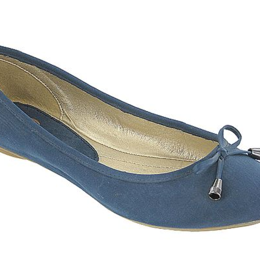 Balerini Bata din material textil