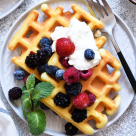 Rețetă de GOFRE fără gluten și zahăr: un deliciu și un răsfăț gata în câteva minute