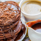 Desertul de duminica: pancakes cu ciocolata