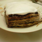 Prajitura cu foi de napolitana si ciocolata