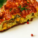 Mic dejun de duminica: Omleta cu ciuperci si porumb la cuptor