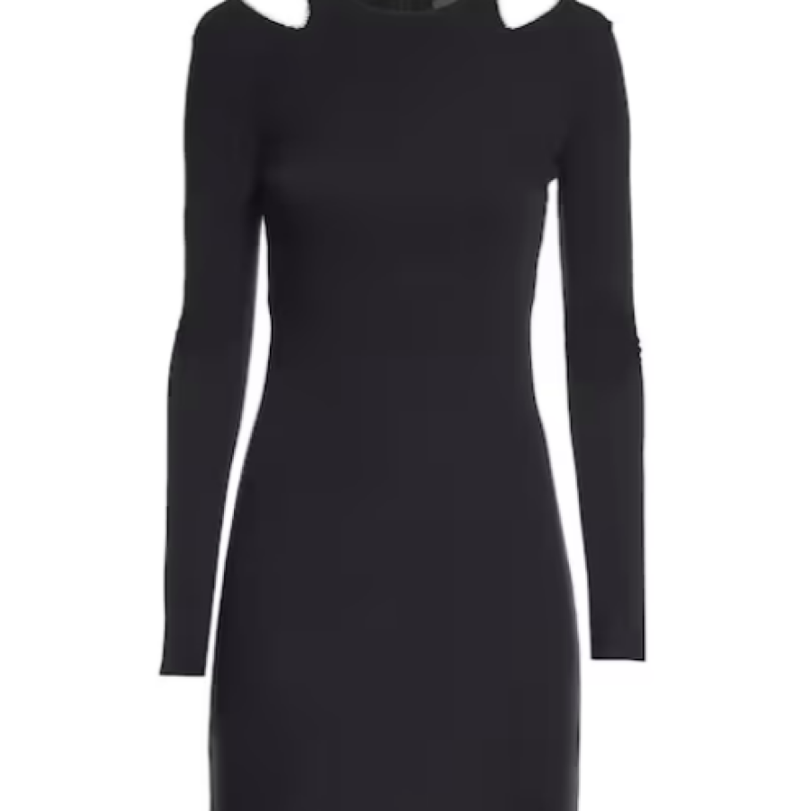 JUST CAVALLI Rochie midi cambrată cu decupaje