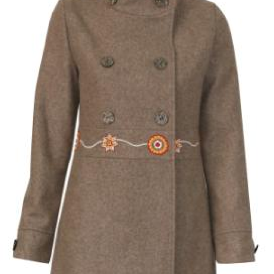 Palton de iarna cu broderie