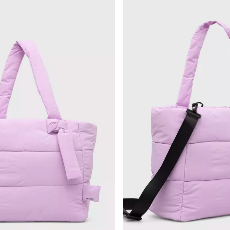 Outhorn geantă culoarea violet