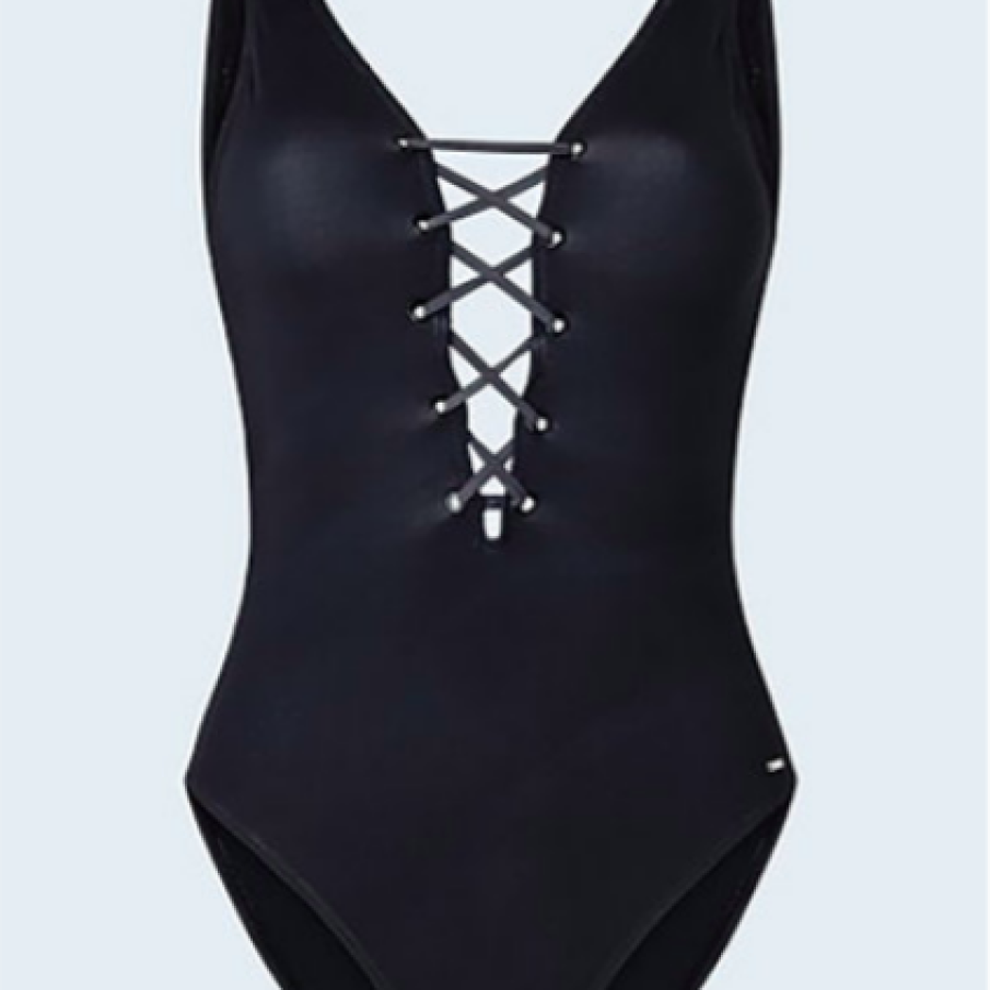 Pepe Jeans London Costum de baie întreg cu decolteu adânc în V