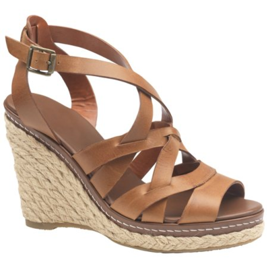 Sandale Bata bej din piele naturala