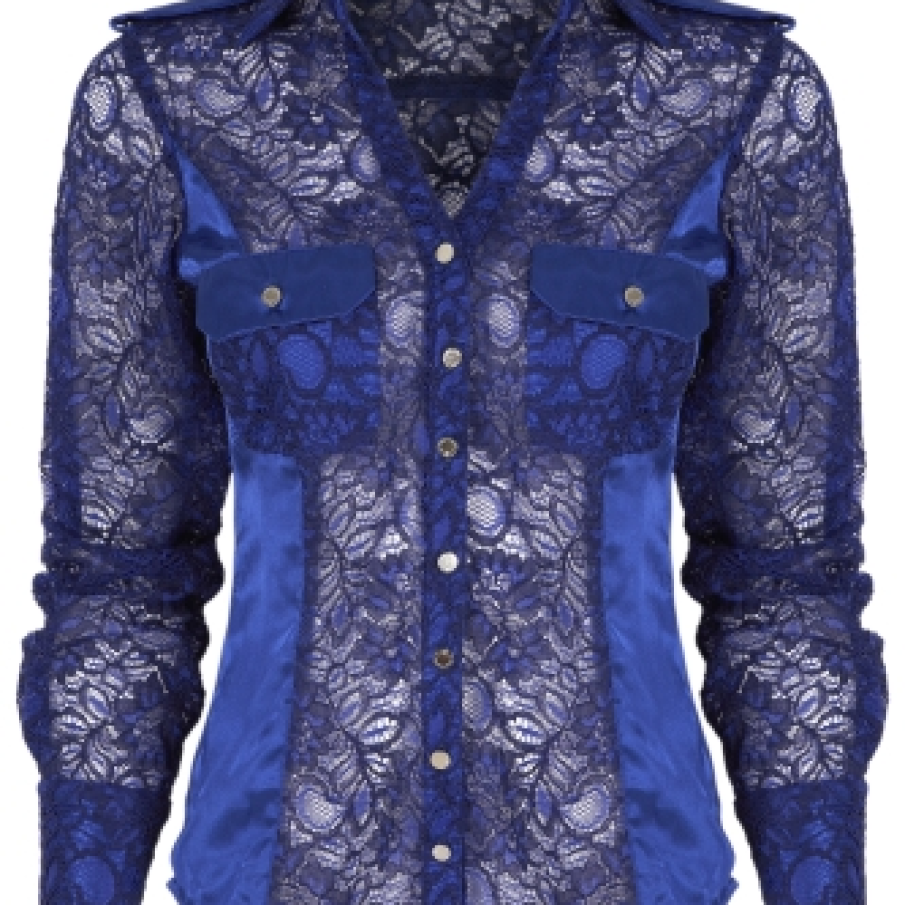 Blue Lace Shirt 