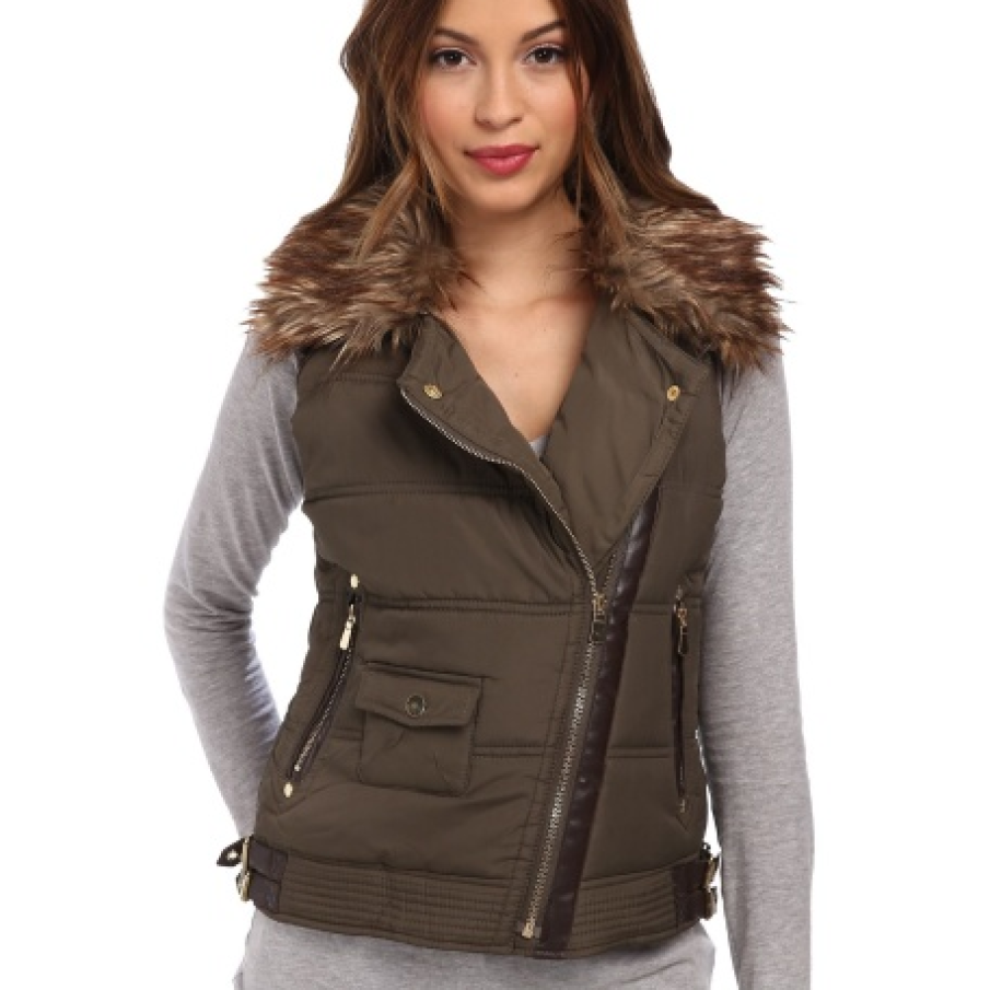 Vesta cu fermoar asimetric