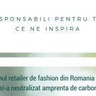 Brandul romanesc de moda ETIC si-a neutralizat amprenta de carbon pentru anul trecut