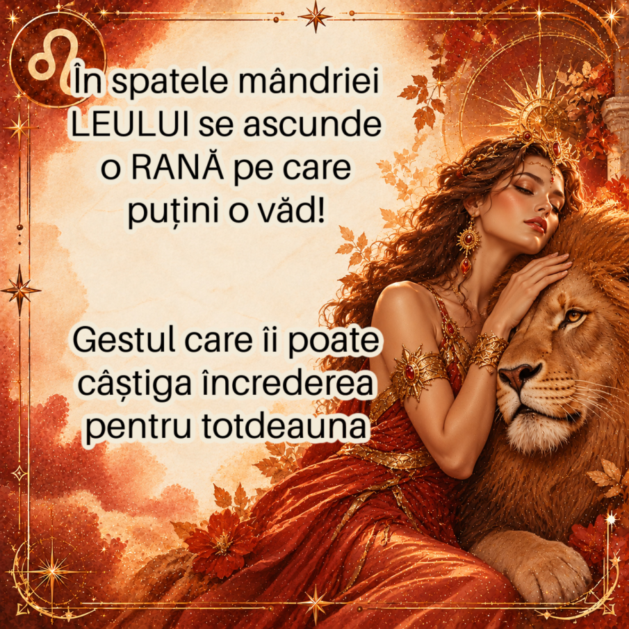 În spatele mândriei LEULUI se ascunde o RANĂ pe care puțini o văd! Gestul care îi poate câștiga încrederea pentru totdeauna