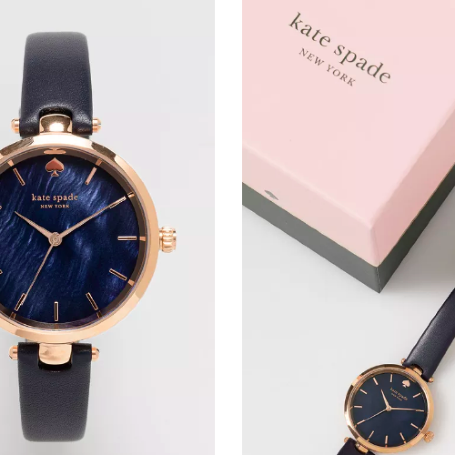 Kate Spade Ceas femei, culoarea albastru marin