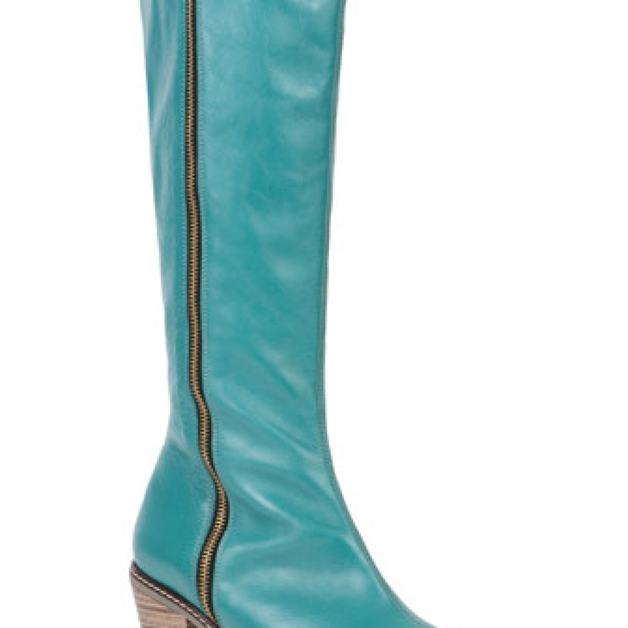 Cizme superbe, turquoise