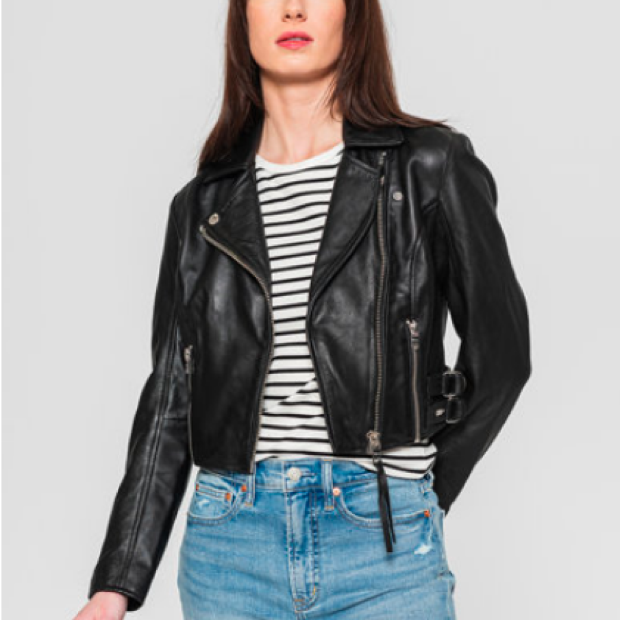 Tigha Jachetă crop de piele Forever Young