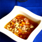  Ciorba toscana de fasole boabe 
