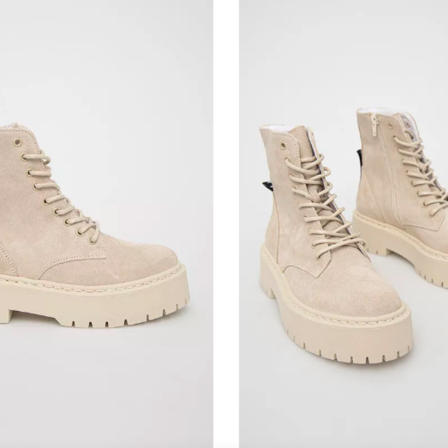 Steve Madden Bocanci din piele întoarsă