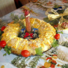 Coronita festiva de Craciun