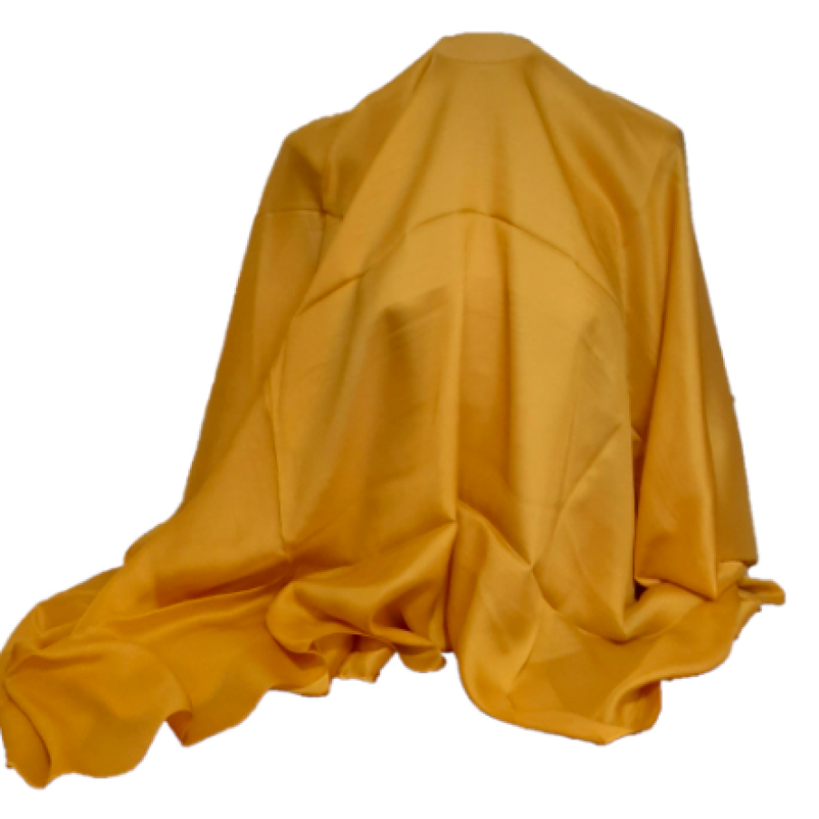 Eșarfă Damă Tip Șal, Dreptunghiulară, Uni , Galbenă
