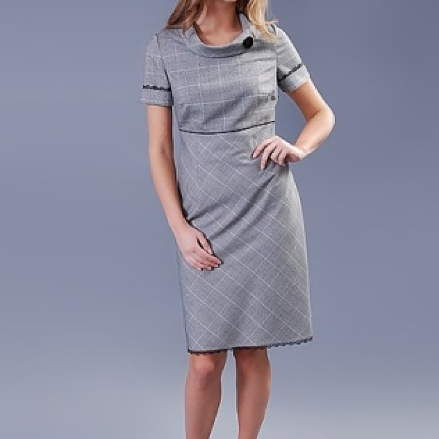 Rochie cu garnitura dantela si catifea