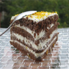 Tort cu crema de portocale