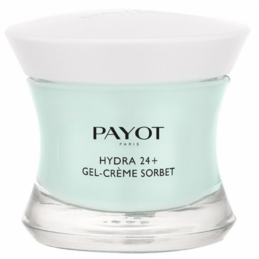 Gel-cremă hidratant Payot Hydra 24+ Sorbet pentru piele mixtă. Reîmprospătează pielea, o hidratează și o netezește. 
