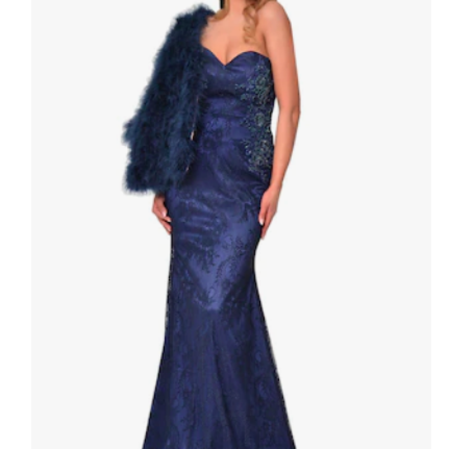 Rochie de seară Vogue, bleomarin