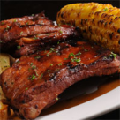 Cotlet de porc cu sos de soia