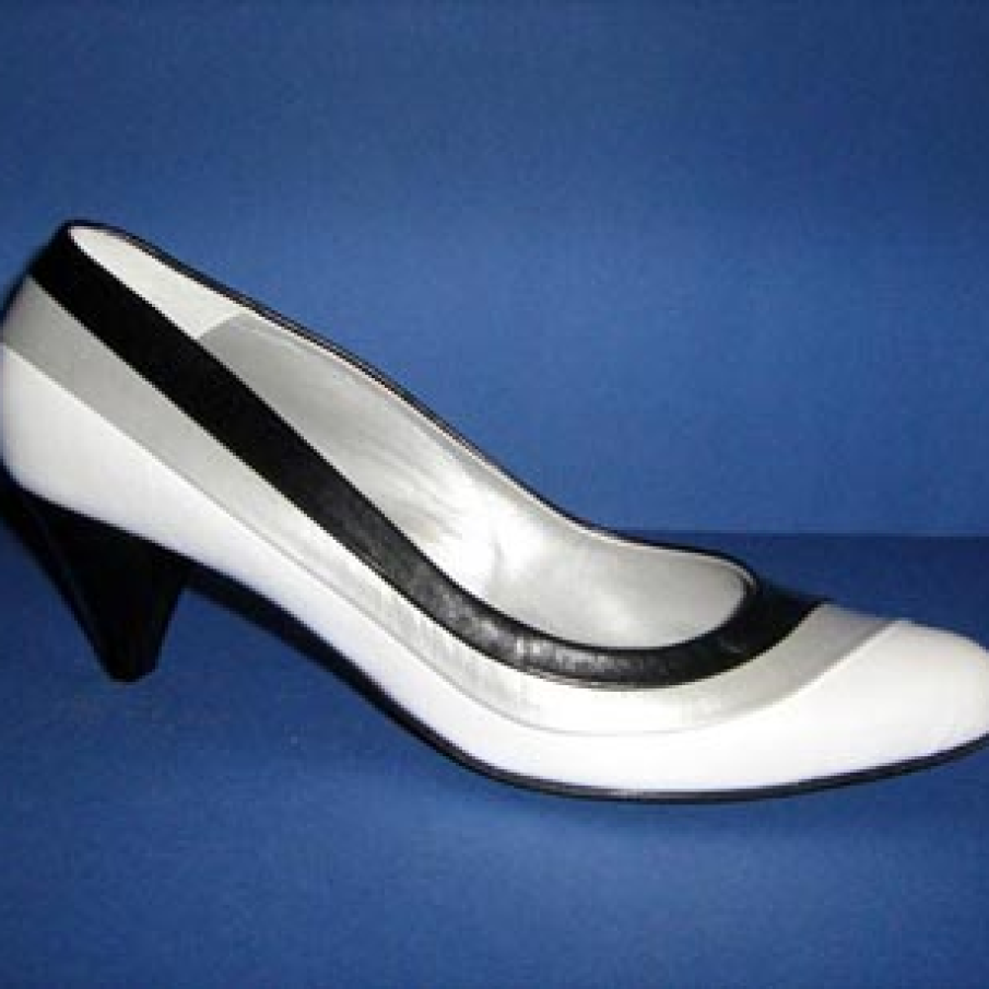 Pantofi in alb-negru