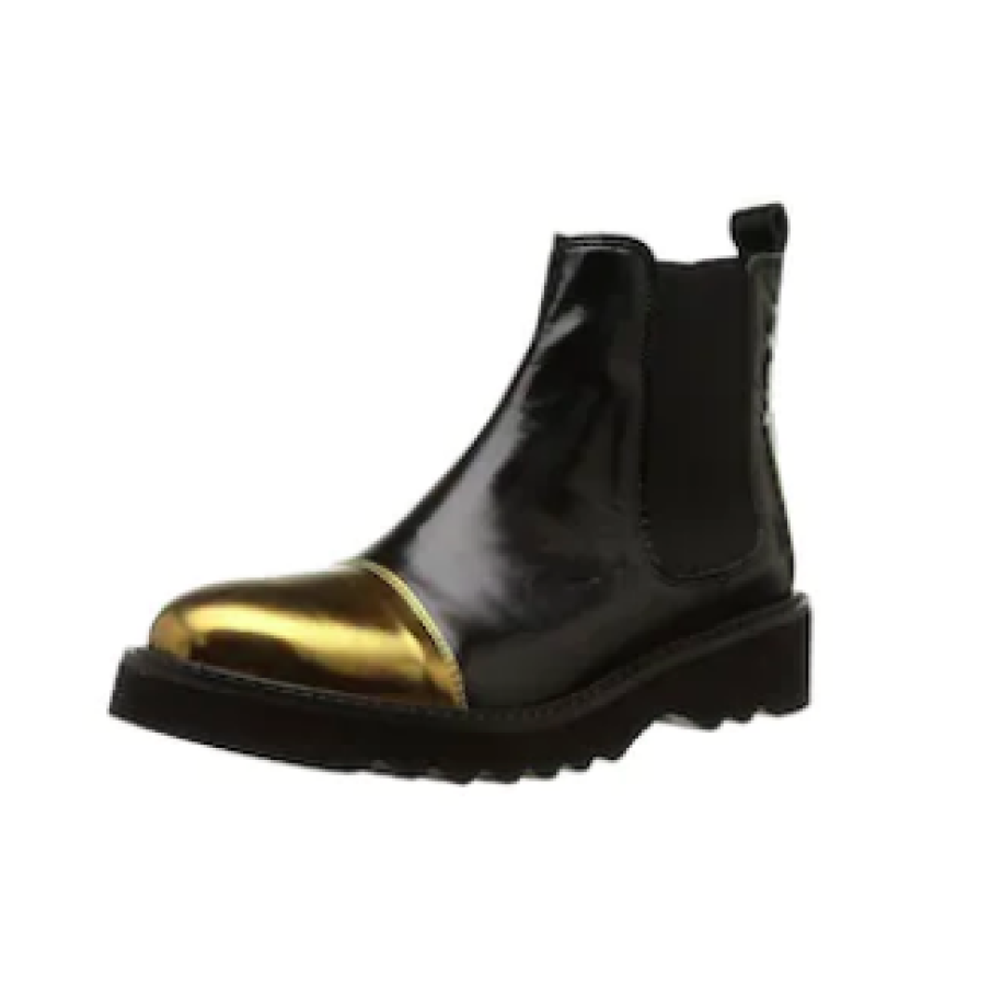 Botine, Jonak, Negru/Auriu