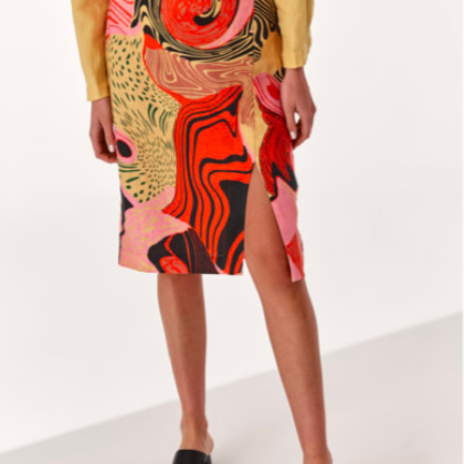 Tatuum Fustă de în cu talie înalta Lulu