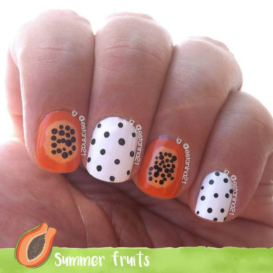 Manichiura cu papaya 