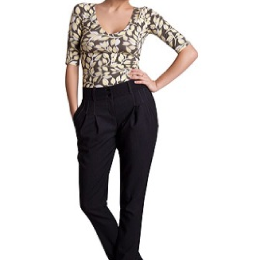 Pantaloni negri bufanti