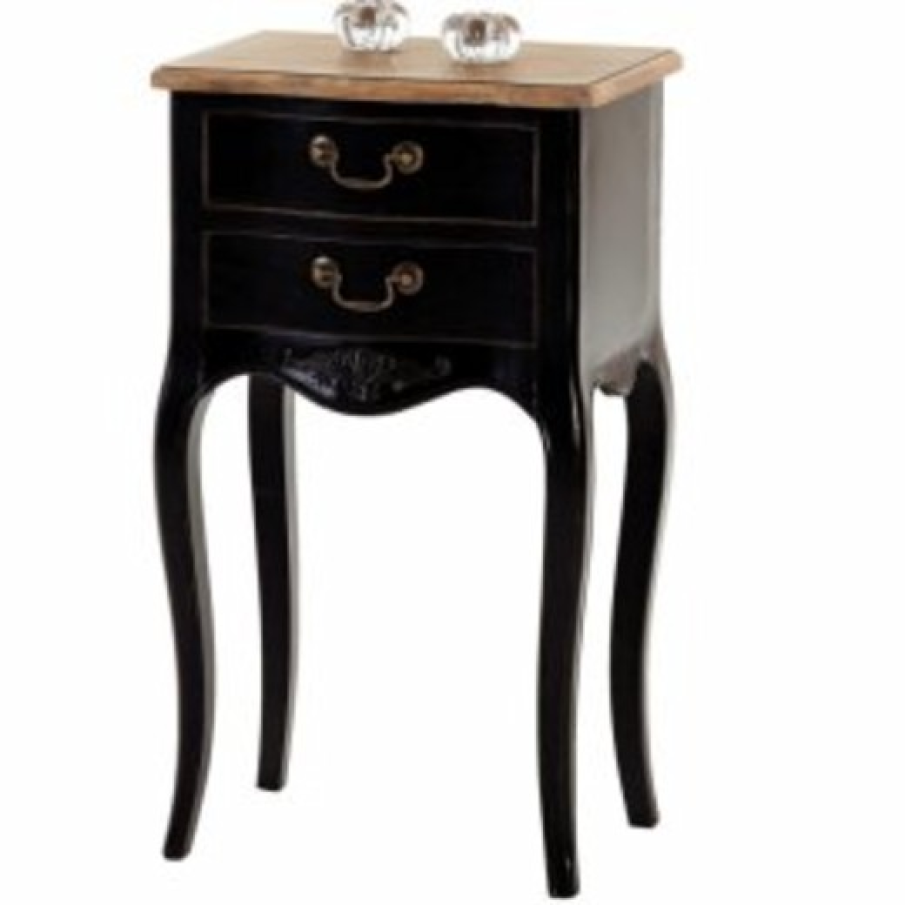 Romy 2 sertare, negru