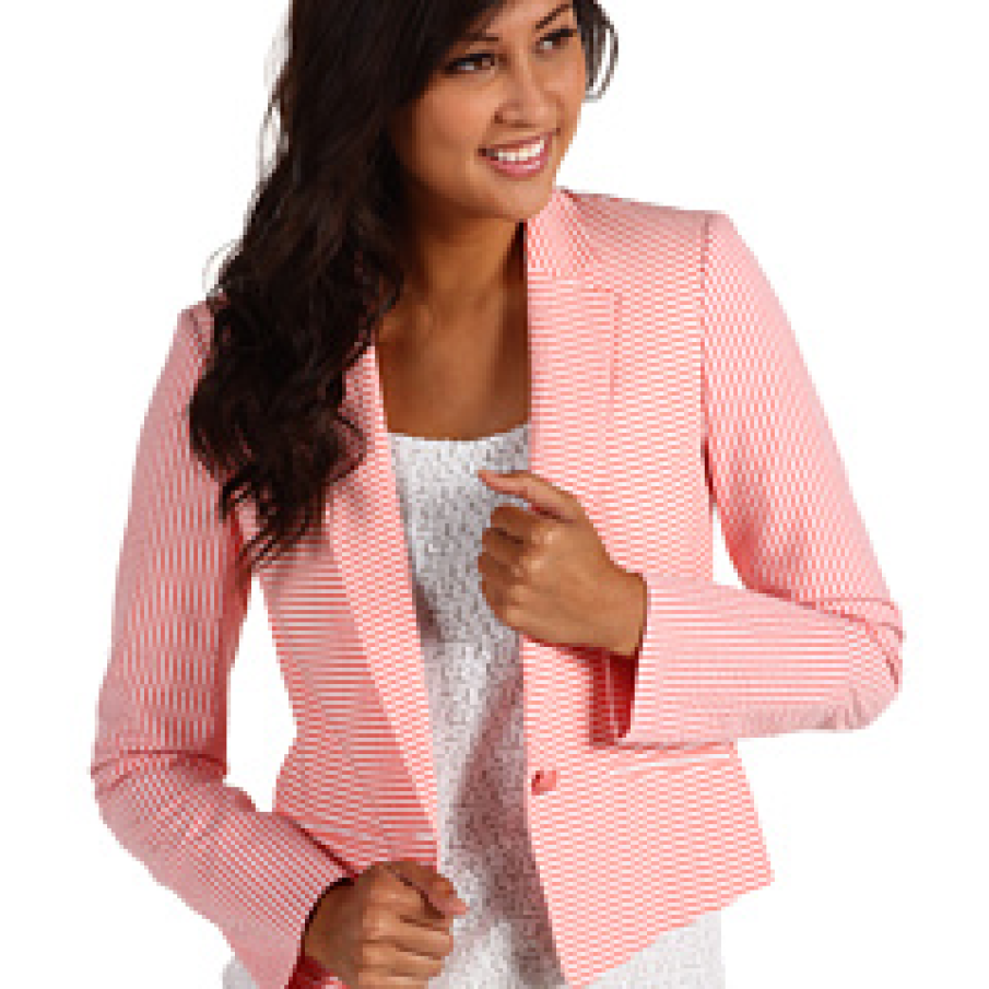Anne Klein New York Seersucker Blazer 