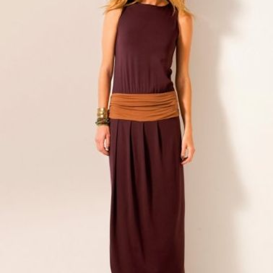 Rochie maxi cu croiala stretch