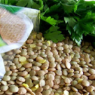 Chiftelute din linte cu salata de patrunjel