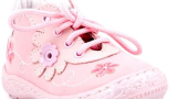 Pantofiori sport Tarty roz din piele naturala