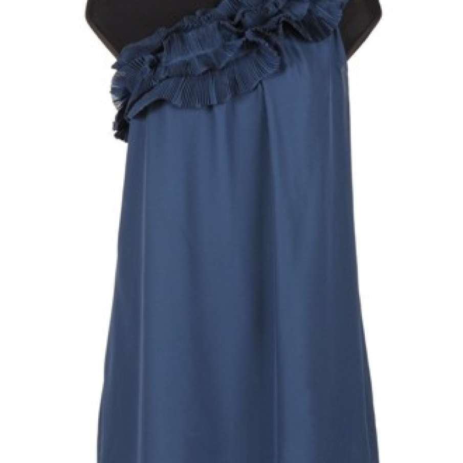 Rochie cu volane pe un umar