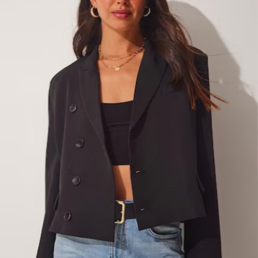 Happiness İstanbul Sacou cu aspect suprapus