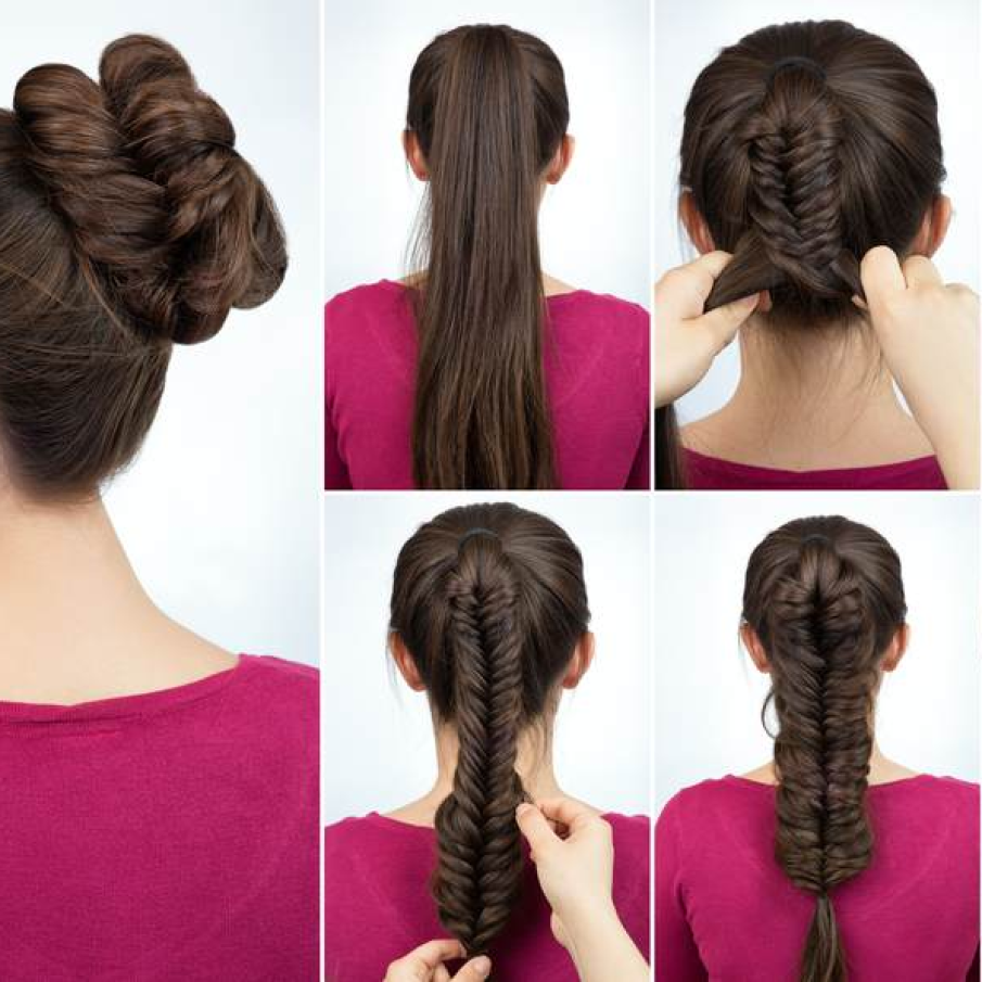 Impletitura coada de peste rasucita in coc 