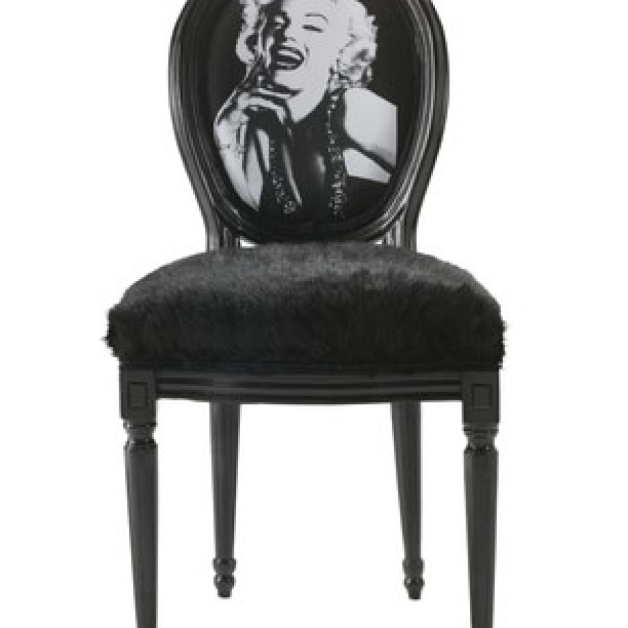 Scaun Louis Marilyn Black